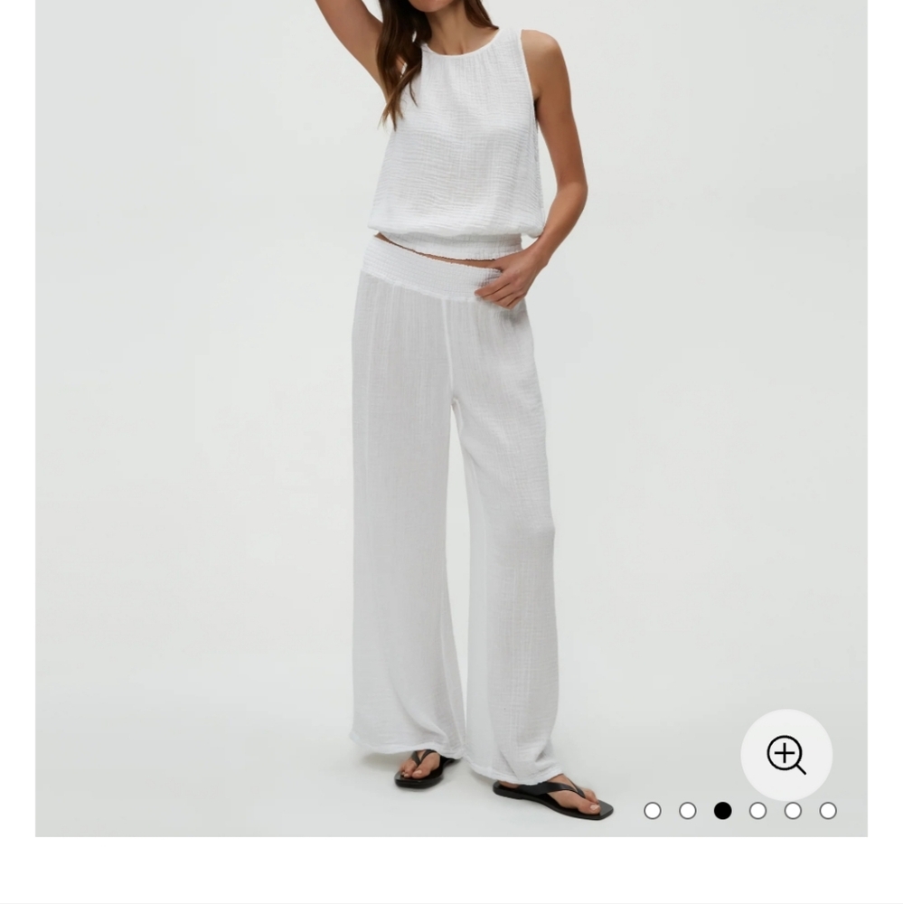 MICHAEL STARS susie gauze pant in black - Picture 6 of 6